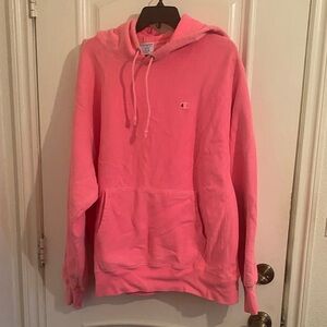 Champion Women's Bright Pink Hoodie